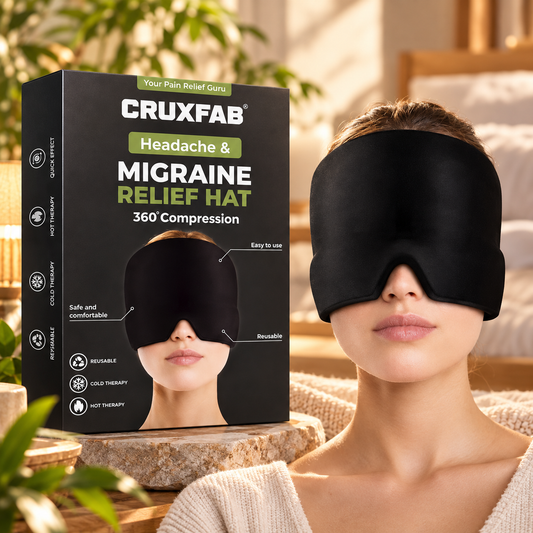 Migraine Relief Cap Headaches, Sinuses, Tension Relief Headache Relief Cap for Men & Women